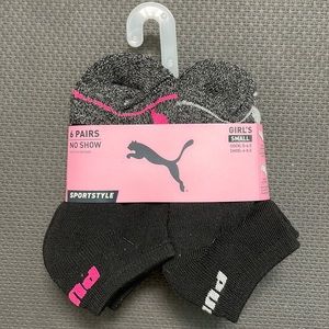 Puma 6 Pairs No Show Socks